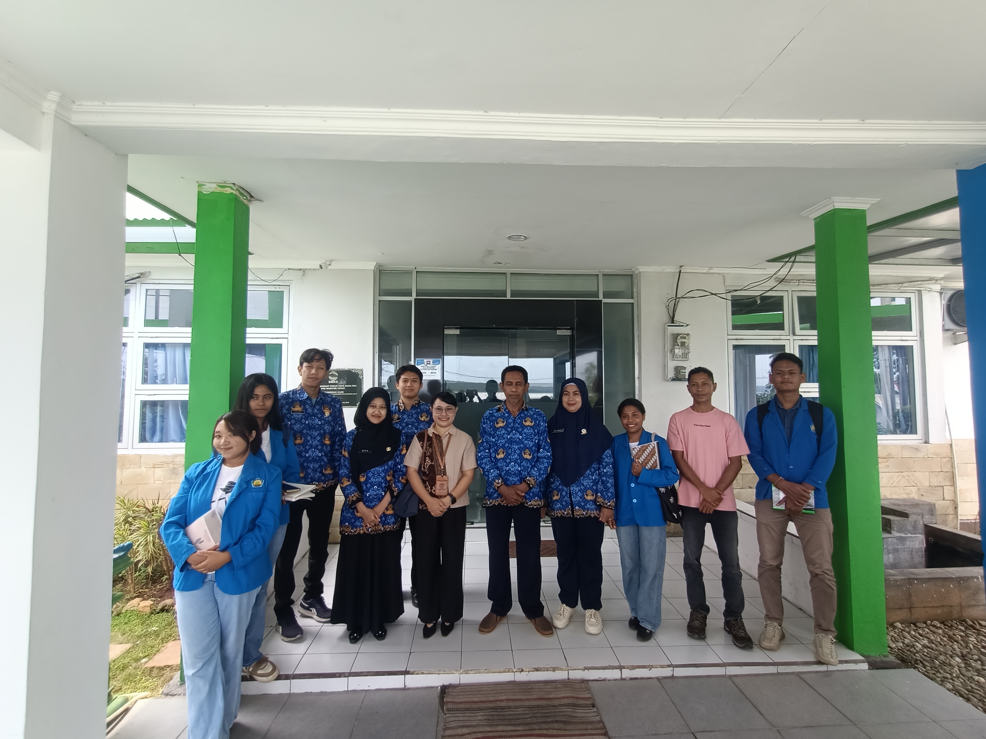 BMKG Stasiun Meteorologi Maritim Tenau Dampingi Kunjungan Studi Mahasiswa Politani Kupang